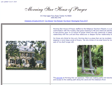 Tablet Screenshot of morningstarprayerhouse.org